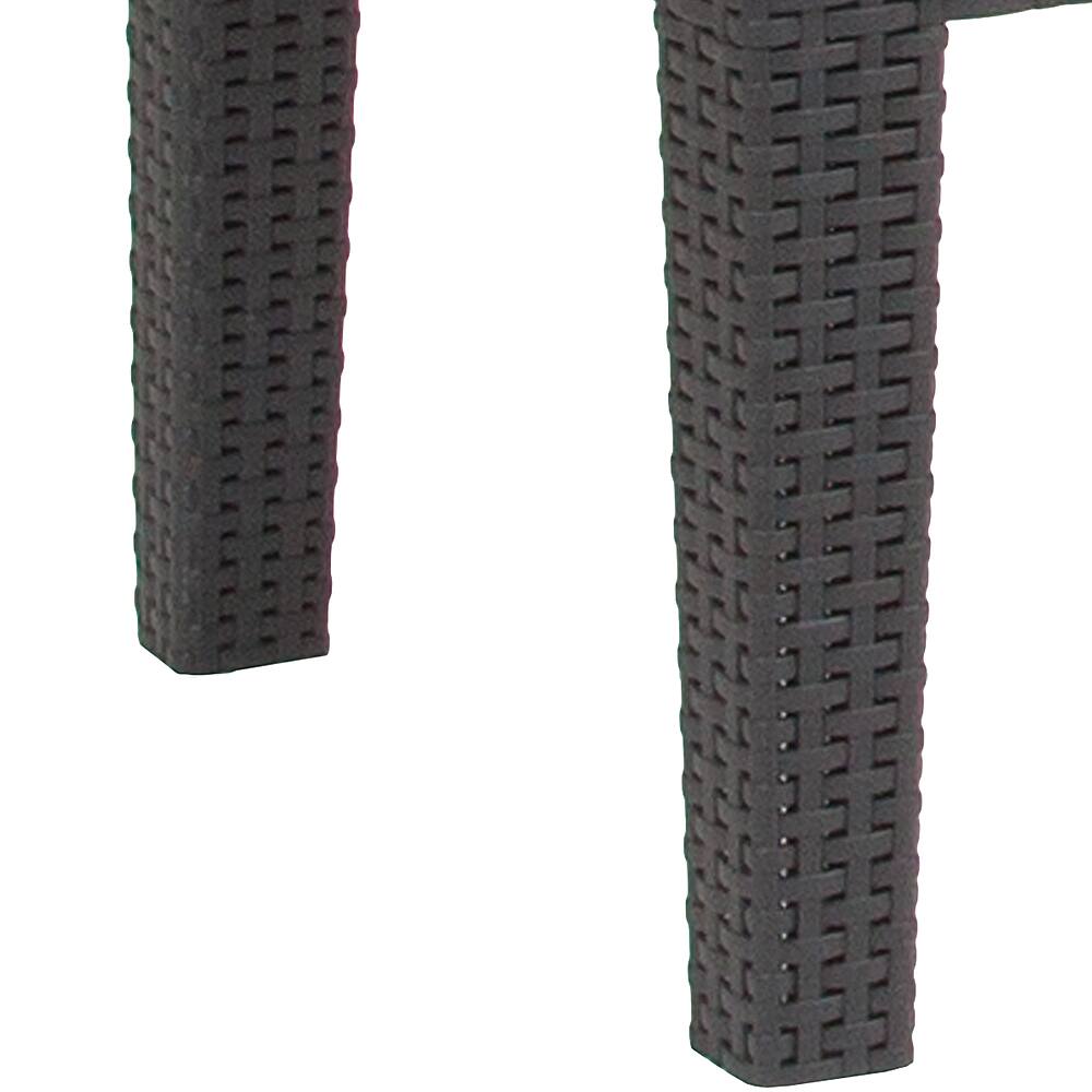 Alt View 14. Alamont Home - Seneca Contemporary Patio Coffee Table - Dark Gray.