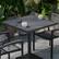 Alt View 14. Alamont Home - Lark Outdoor Faux Teak Dining Table with Poly Slats - Square Patio Table - Gray Wash Teak.