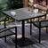 Alt View 15. Alamont Home - Lark Outdoor Faux Teak Dining Table with Poly Slats - Square Patio Table - Gray Wash Teak.
