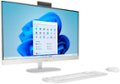 Left. HP - 27" Full HD Touch-Screen All-in-One with Adjustable Height - Intel Core i5 - 8GB Memory - 512GB SSD - Shell White.