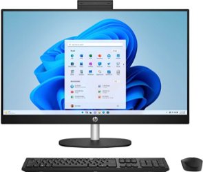 HP - 27" Touch-Screen All-in-One with Adjustable Height - AMD Ryzen 7 - 16GB Memory - 1TB SSD - Jet Black - Front_Zoom