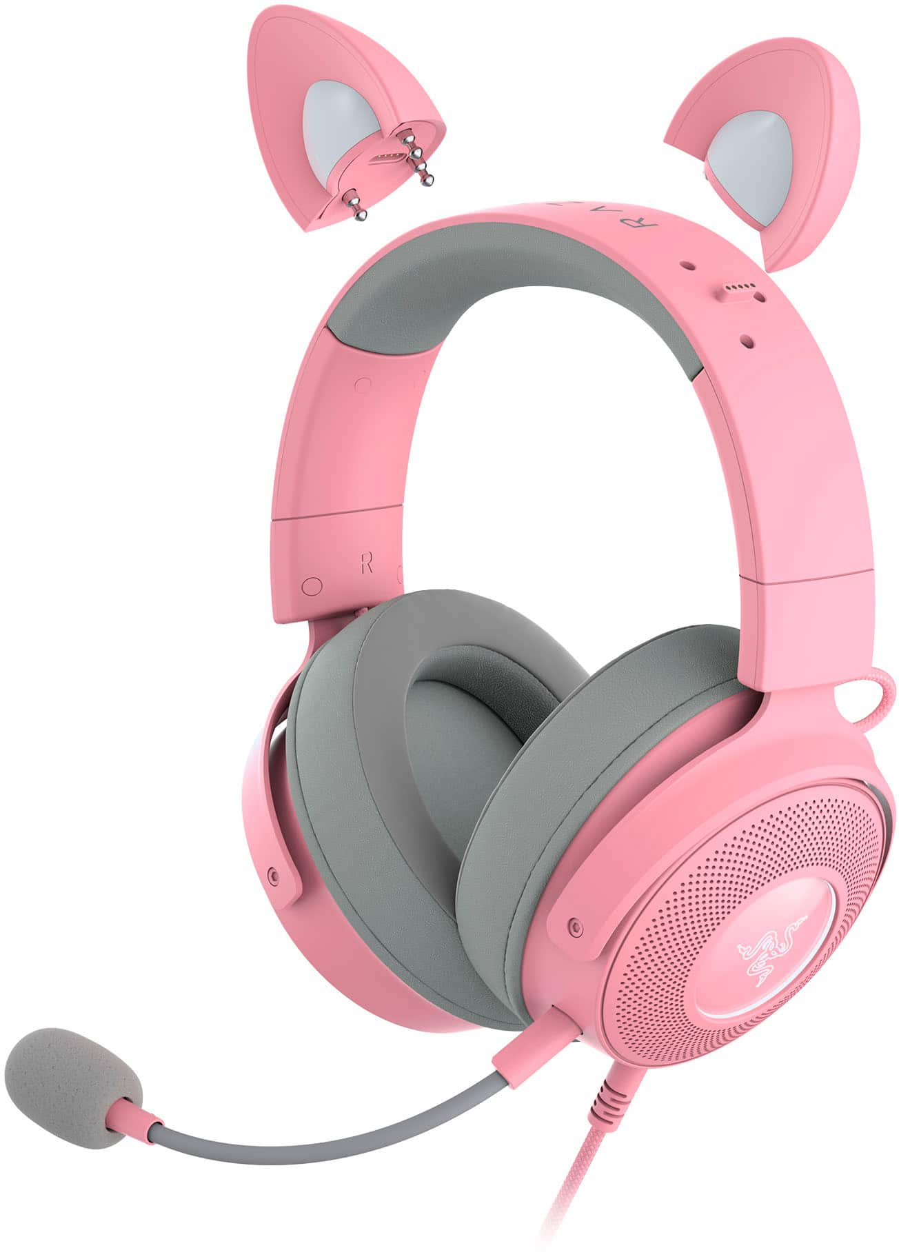 【国産高評価】Razer KRAKEN KITTY QUARTZ ヘッドホン