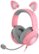 Angle. Razer - Kraken Kitty Edition V2 Pro Wired Gaming Headset - Quartz Pink.