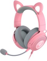 Razer - Kraken Kitty Edition V2 Pro Wired Gaming Headset - Quartz Pink - Front_Zoom