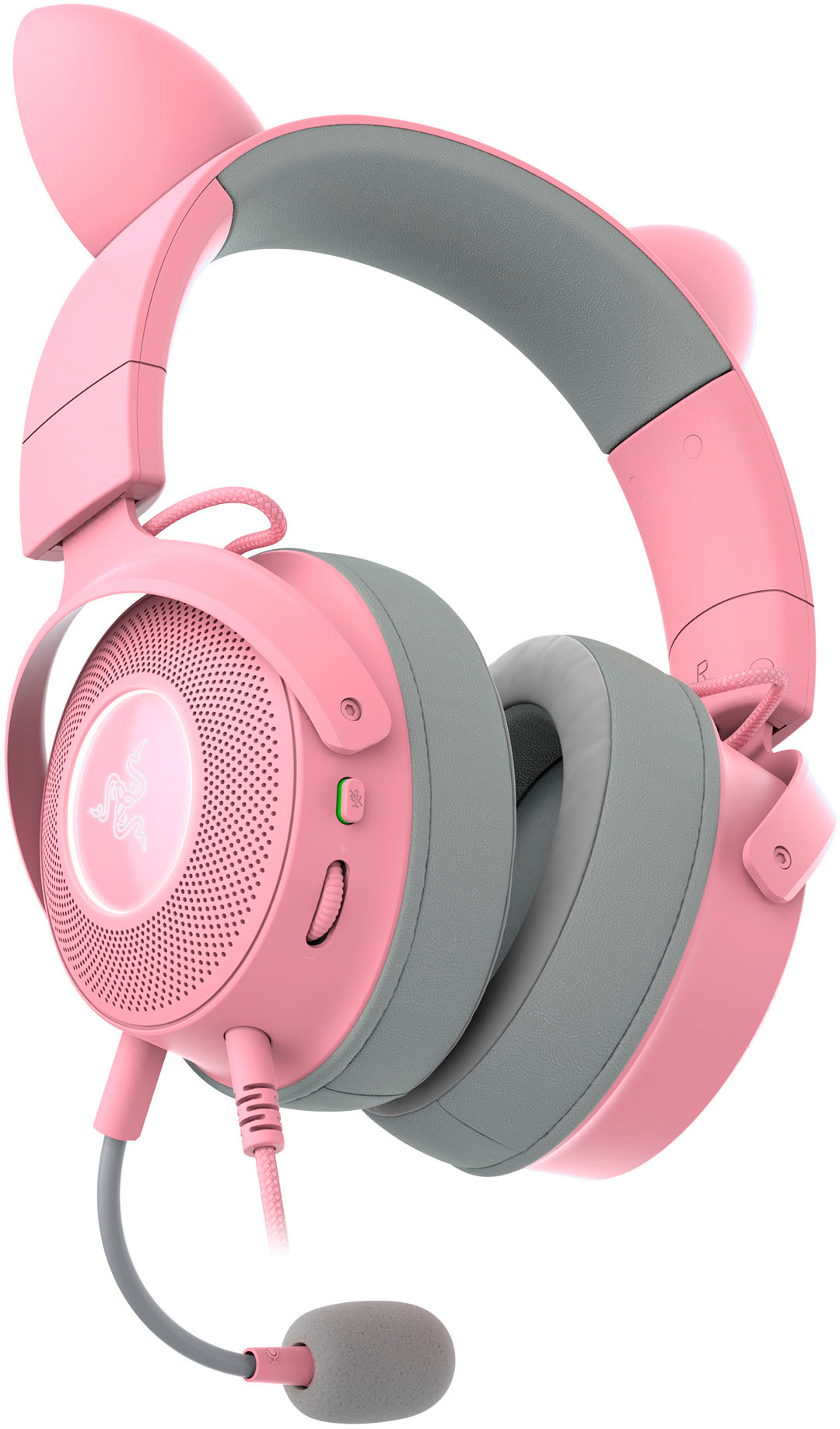 Razer Kraken Kitty V2 Pro Wired RGB Headset Quartz Pink