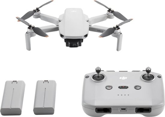 DJI Mini 2 SE Fly More Combo Drone with Remote Control Gray CP