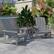 Alt View 14. Alamont Home - Charlestown Indoor/Outdoor Adirondack Style Side Table and 2 Chair Set - Gray.