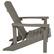 Alt View 16. Alamont Home - Charlestown Indoor/Outdoor Adirondack Style Side Table and 2 Chair Set - Gray.