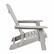 Alt View 17. Alamont Home - Charlestown Set of 2 Indoor/Outdoor Folding Adirondack Chairs with Side Table - Gray.