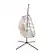 Alt View 19. Alamont Home - Cleo Foldable Hanging Egg Chair with Included C-Stand and Cushions - Natural.
