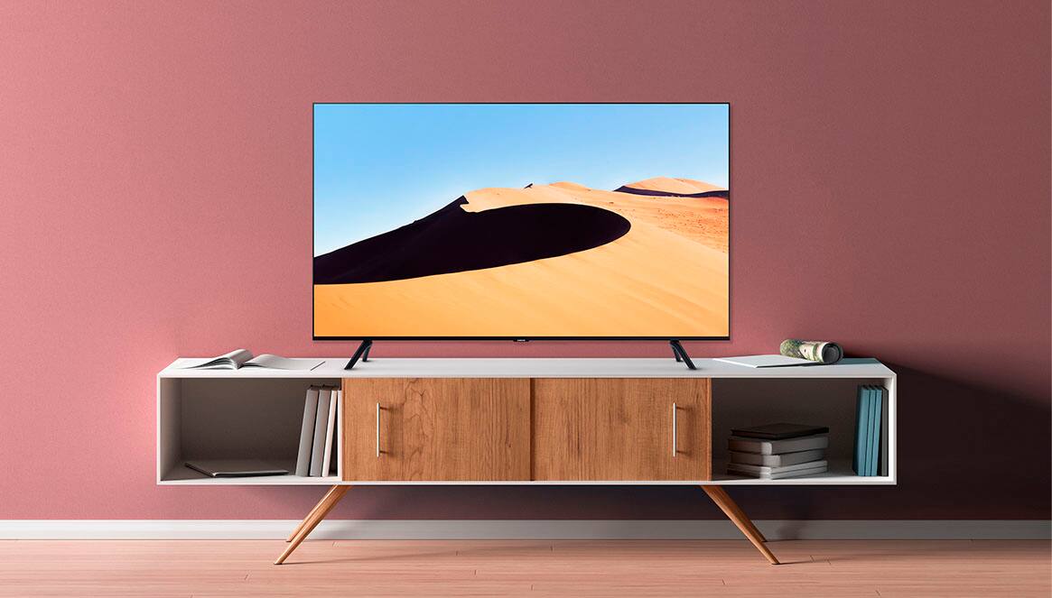 Samsung TU690T Crystal UHD 4K Smart Tizen TV (2022) Exceptional detail in 4K resolution.