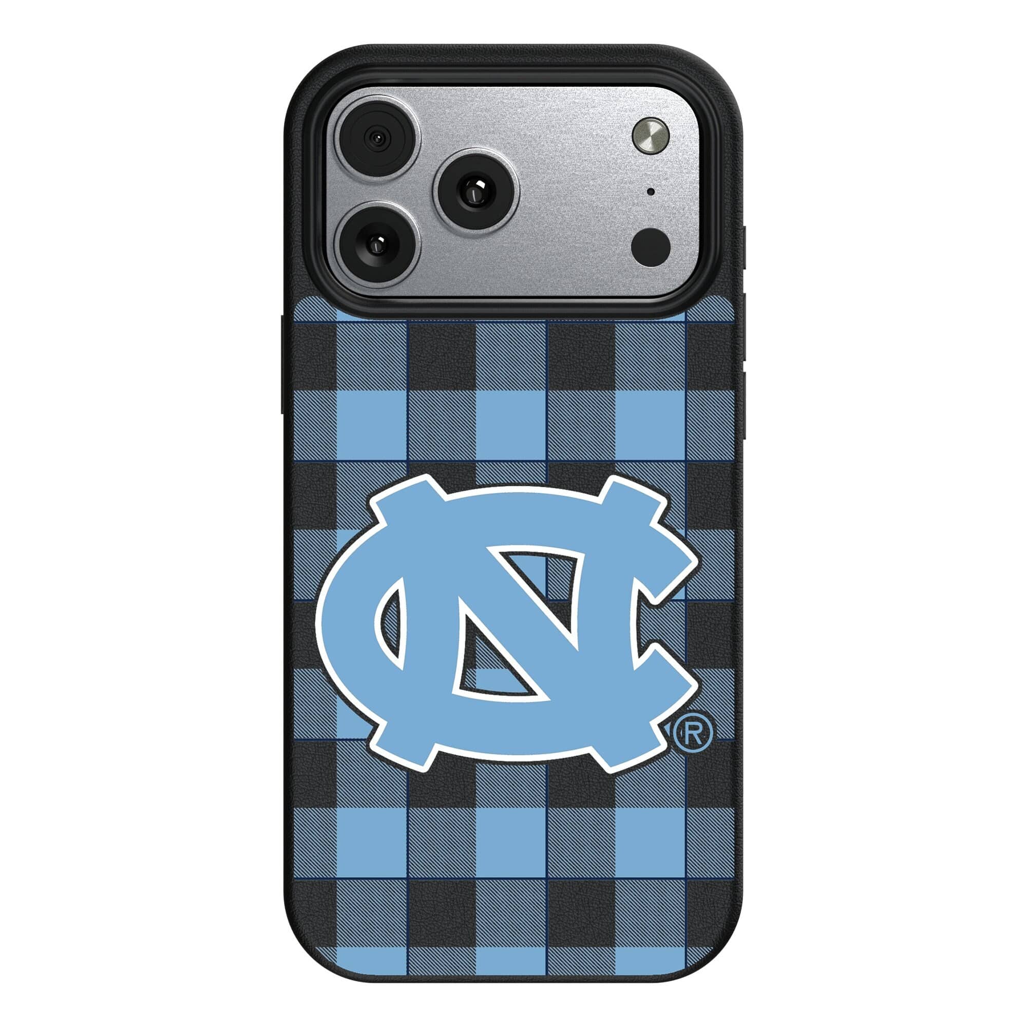 Keyscaper - NCAA - North Carolina Tar Heels Plaid Magnetic Bump iPhone Case - 17 Pro Max - Black price history on PriceWatchPro