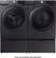 Alt View 6. Samsung - Open Box 4.5 Cu. Ft. 10-Cycle High-Efficiency Front-Loading Washer with Steam - Black Stainless Steel.