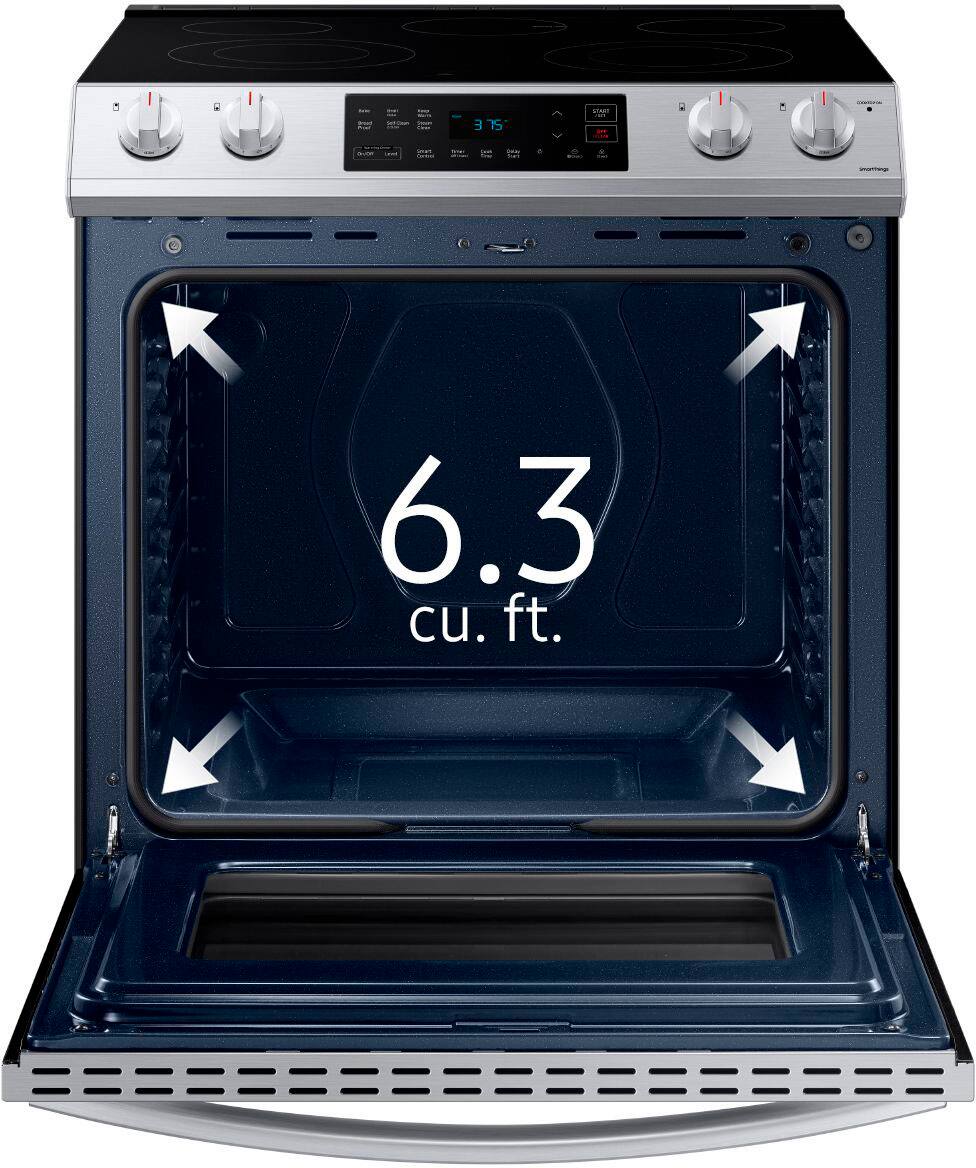 Best Buy Samsung 6.3 cu. ft. Front Control SlideIn Electric Range