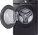 Alt View 19. Samsung - Open Box 4.5 Cu. Ft. High Efficiency Stackable Front Load Washer with Steam and Vibration Reduction Technology+ - Black Stainless Steel.