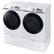 Alt View 21. Samsung - Open Box 7.5 cu. ft. Smart Gas Dryer with Steam Sanitize+ - White.