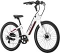 Angle. Aventon - Pace 500.3 Step-Through Ebike w/ up to 60 mile Max Operating Range and 28 MPH Max Speed - Ghost White.