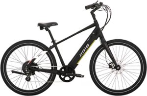 Aventon - Pace 500.3 Step-Over Ebike w/ up to 60 mile Max Operating Range and 28 MPH Max Speed - Regular - Midnight Black - Front_Zoom