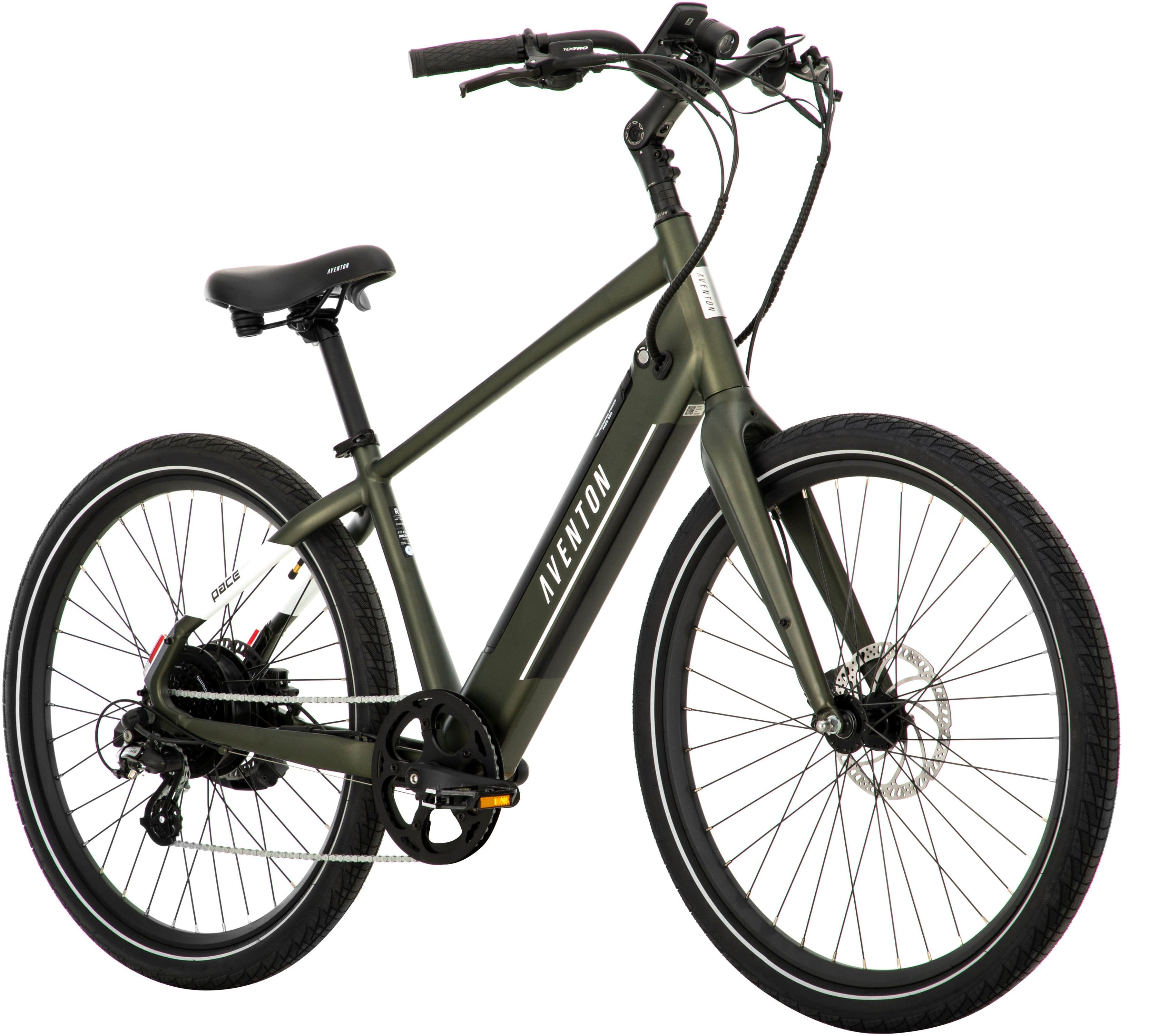 Angle View: Aventon - Pace 500.3 Step-Over Ebike w/ up to 60 mile Max Operating Range and 28 MPH Max Speed - Large - Camoflauge