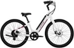 Aventon - Pace 500.3 Step-Through Ebike w/ up to 60 mile Max Operating Range and 28 MPH Max Speed - Regular - Ghost White