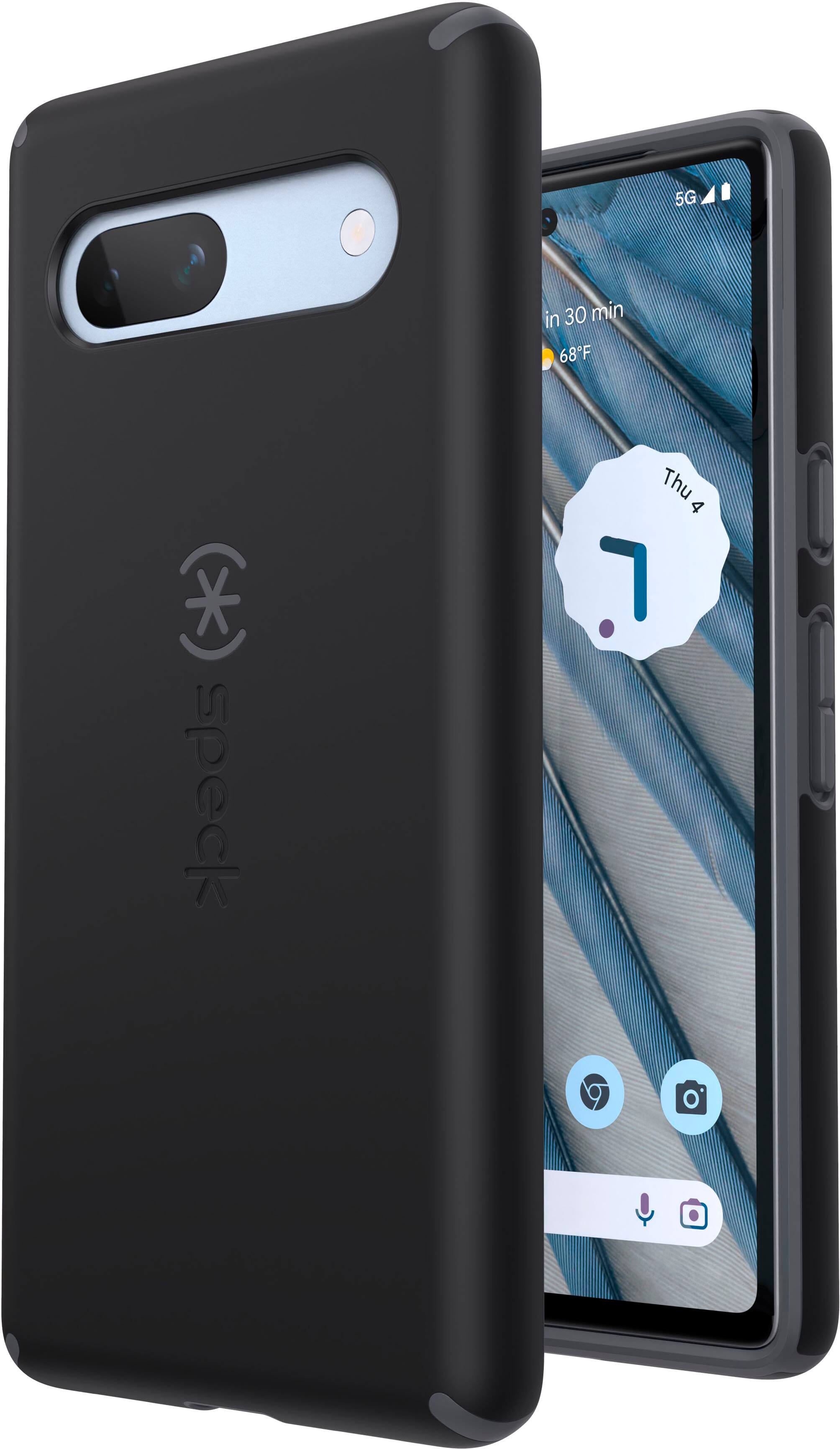 Alt View 1. Speck - ImpactHero Case for Google Pixel 7a - Black/Slate Grey.