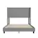 Alt View 11. Alamont Home - Hollis Full Size Upholstered Platform Bed with Wingback Headboard - Gray.