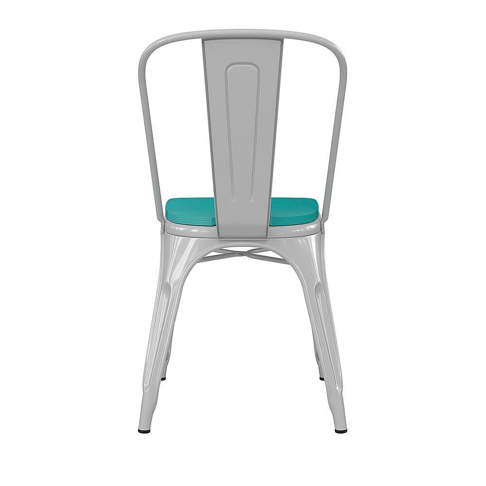 Alamont Home AllWeather Commercial Stack Chair & Poly Resin Seat White