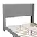 Alt View 18. Alamont Home - Hollis Queen Size Upholstered Platform Bed with Wingback Headboard - Gray.