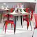 Alt View 12. Alamont Home - All-Weather Commercial Stack Chair & Poly Resin Seat - Red/Red.