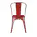 Alt View 17. Alamont Home - All-Weather Commercial Stack Chair & Poly Resin Seat - Red/Red.