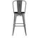 Alt View 17. Alamont Home - Lincoln Contemporary Resin Bar Height Stool - Clear Coated/Black.