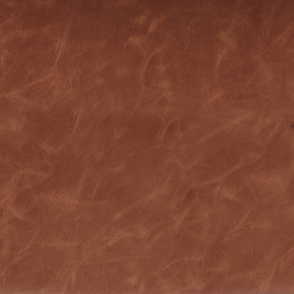 Alamont Home Hughes Modern Leather/Faux Leather Adjustable Height