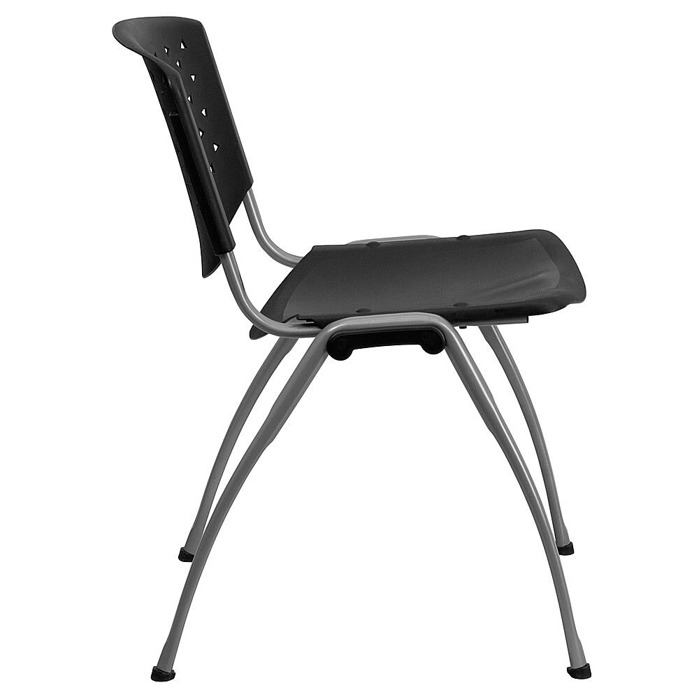 Alt View 16. Alamont Home - 881 lb. Capacity Plastic Stack Chair with Powder Coated Frame - Black.