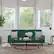 Alt View 12. Alamont Home - Convertible Split Back Futon Sofa Sleeper with Wooden Legs - Emerald.