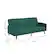 Alt View 13. Alamont Home - Convertible Split Back Futon Sofa Sleeper with Wooden Legs - Emerald.