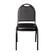 Alt View 11. Alamont Home - Commercial Dome Back Stacking Banquet Chair with Metal Frame - Black Vinyl/Silver Vein Frame.