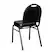 Alt View 16. Alamont Home - Commercial Dome Back Stacking Banquet Chair with Metal Frame - Black Vinyl/Silver Vein Frame.