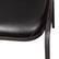 Alt View 17. Alamont Home - Commercial Dome Back Stacking Banquet Chair with Metal Frame - Black Vinyl/Silver Vein Frame.