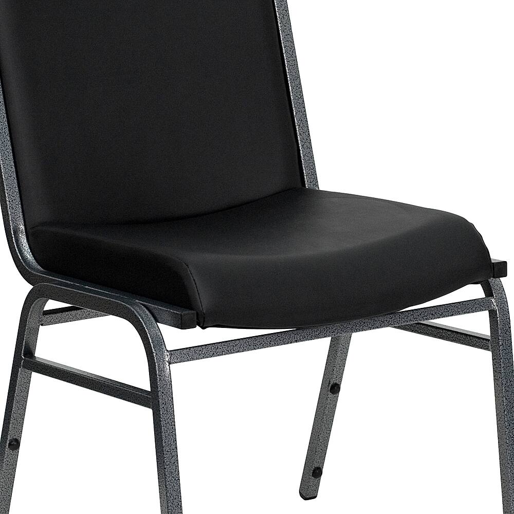 Alt View 18. Alamont Home - Heavy Duty Stack Chair - Black Vinyl.