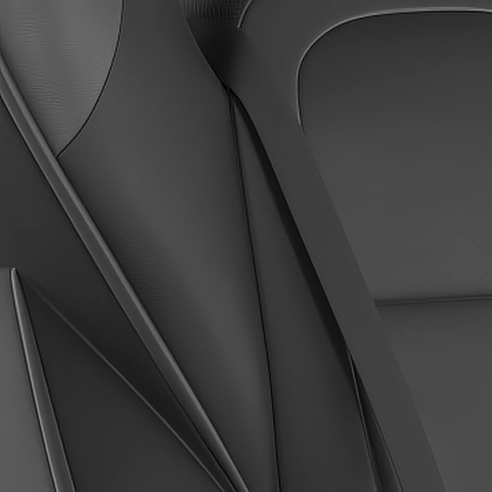 Alt View 16. Alamont Home - X40 Office Gaming Chair with Skater Wheels & Reclining Arms - Black LeatherSoft - Black/Gray.