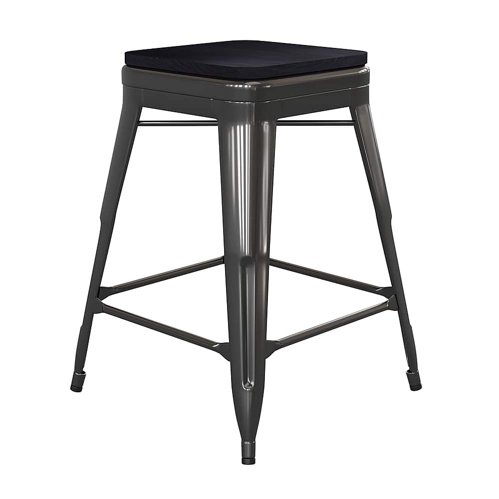 Alamont Home Cierra Industrial Resin Backless Counter Stool (Set of 4