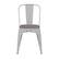 Alt View 11. Alamont Home - All-Weather Commercial Stack Chair & Poly Resin Seat - White/Gray.
