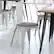 Alt View 15. Alamont Home - All-Weather Commercial Stack Chair & Poly Resin Seat - White/Gray.