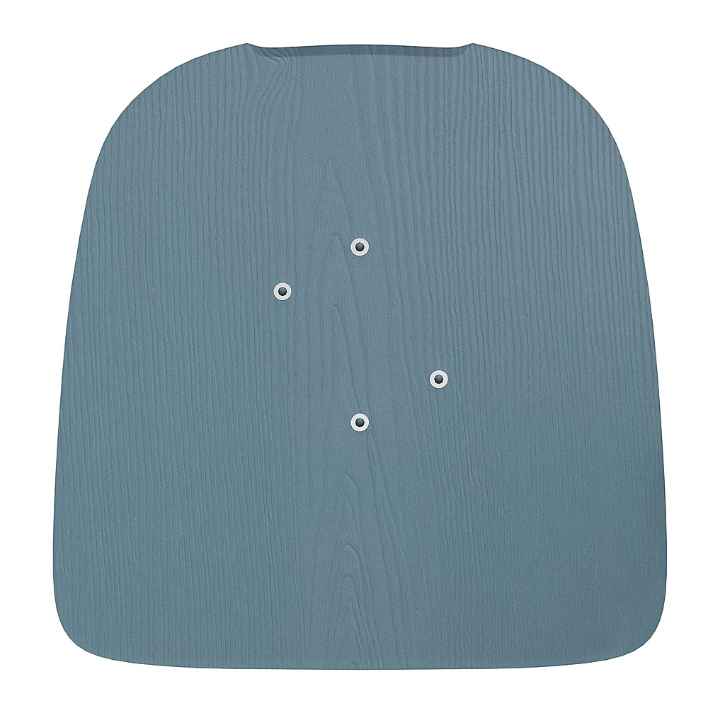 Alt View 17. Alamont Home - All-Weather Polyresin Seat for Colorful Metal Stools and Chairs (Set of 4) - Teal-Blue.