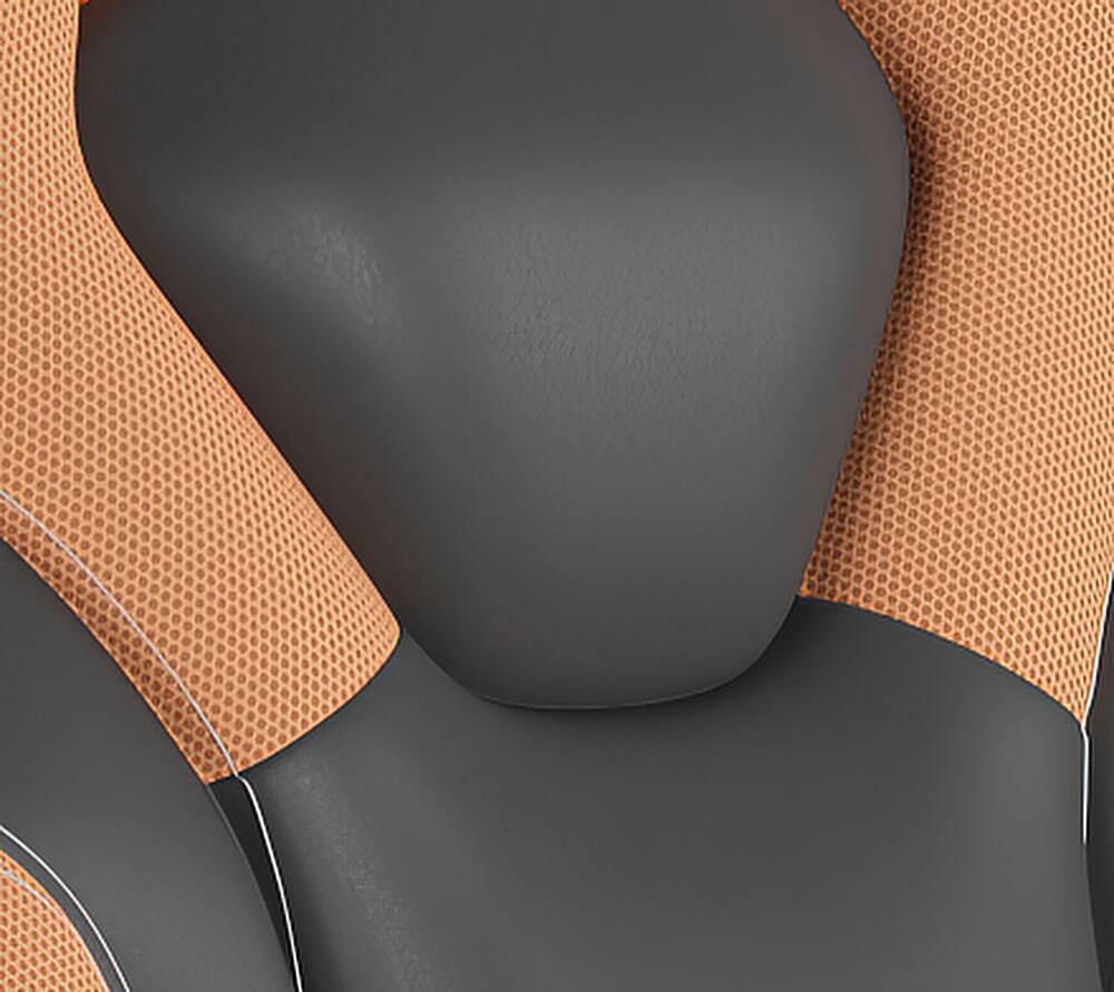 Alt View 16. Alamont Home - X10 Office Gaming Chair with Skater Wheels & Flip Up Arms - Orange LeatherSoft - Orange.