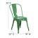 Alt View 13. Alamont Home - All-Weather Commercial Stack Chair & Poly Resin Seat - Green/Teak.
