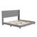 Front. Alamont Home - Hollis King Size Upholstered Platform Bed with Wingback Headboard - Gray.