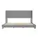 Alt View 11. Alamont Home - Hollis King Size Upholstered Platform Bed with Wingback Headboard - Gray.