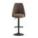 Alt View 11. Alamont Home - Chrishelle Modern Leather/Faux Leather Adjustable Height Pedestal Bar Stool (Set of 2) - Brown.