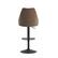 Alt View 16. Alamont Home - Chrishelle Modern Leather/Faux Leather Adjustable Height Pedestal Bar Stool (Set of 2) - Brown.